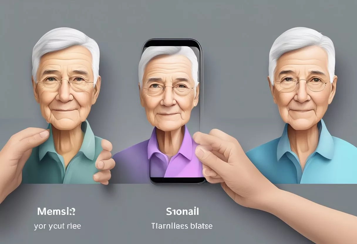 Aplikace, která simuluje stárnutí