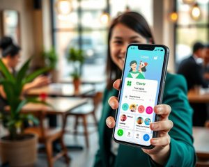 Clover aplicativo de namoro