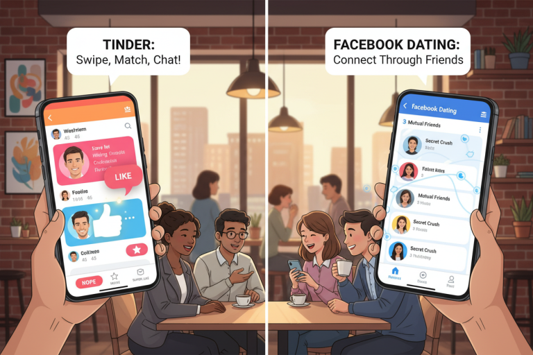 Tinder vs Facebook Dating